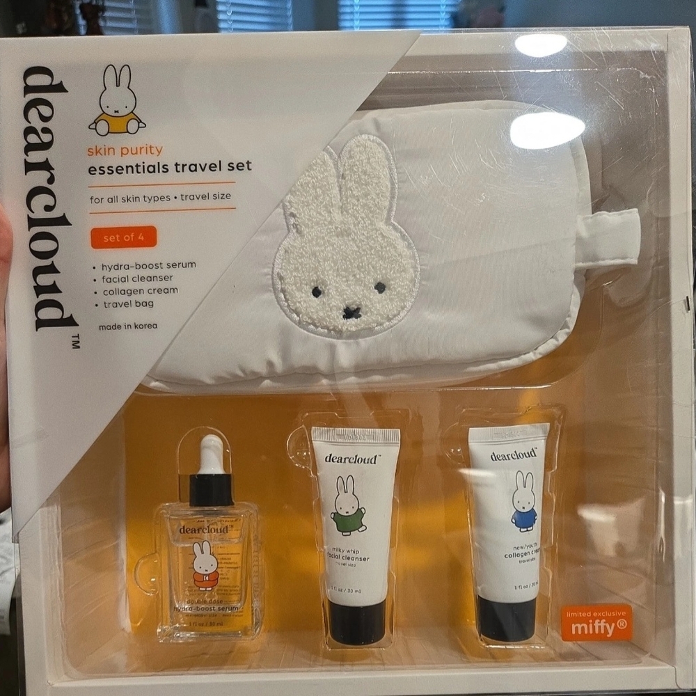 Dearcloud Miffy Skin Purity Essentials Travel Set